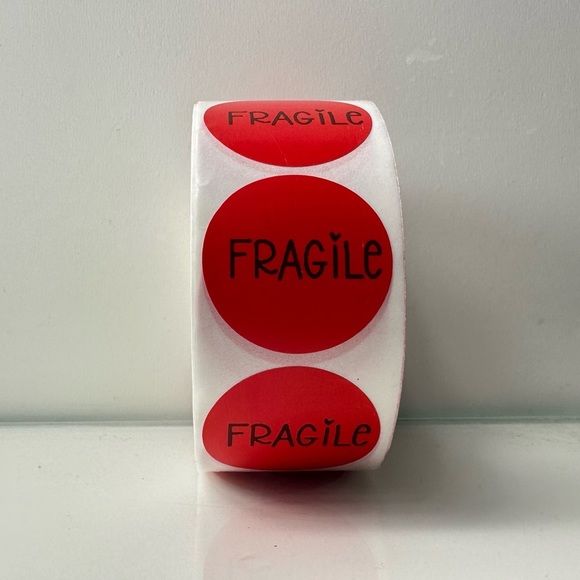 100 Fragile Stickers | packaging sticker NEW​ - Picture 3 of 9